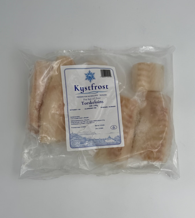 Torskeloins 1kg Kystfrost