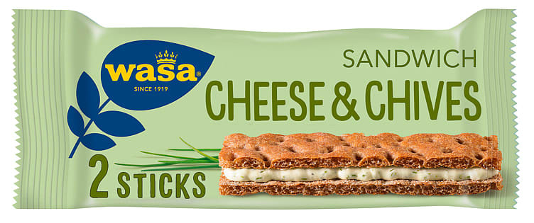 Sandwich Cheese Gressløk 37g Wasa