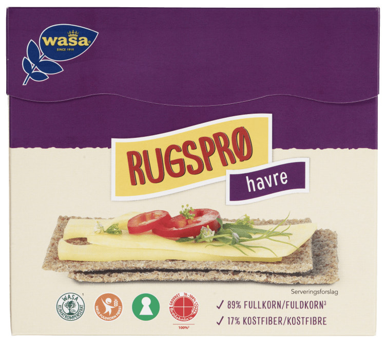 Rugsprø Havre 180g