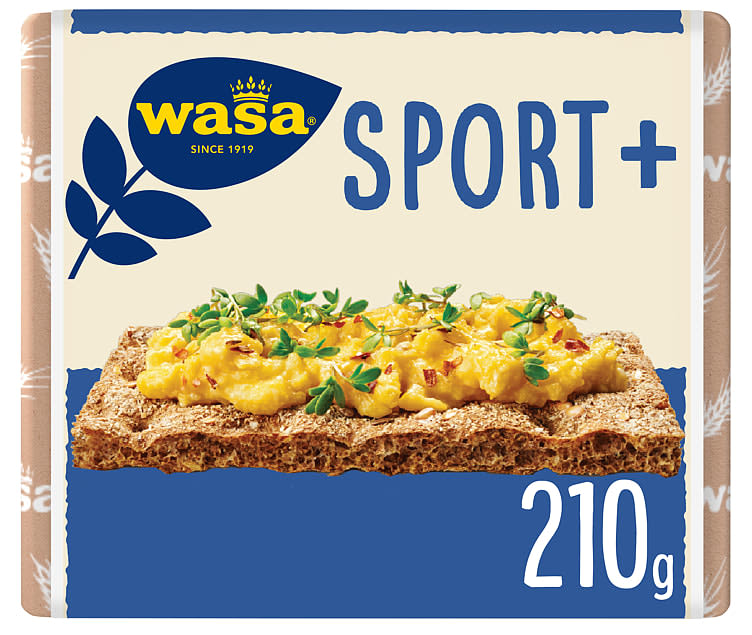 Knekkebrød Sport+ 210g Wasa