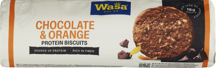 Wasa Proteinkjeks Sjokolade&Appelsin 250g