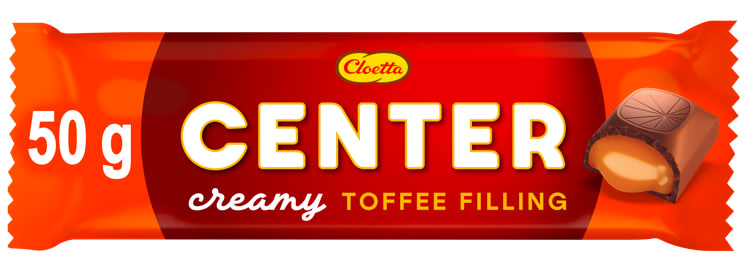 Center Bar 50g Cloetta