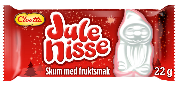 Julenisse Skum 22g Cloetta