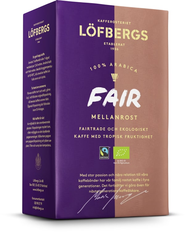 Løfbergs Lila Harmoni Filter Økol.Fairtr. 450g