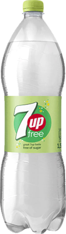 7up Free 1,5l flaske