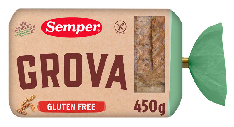 Grovbrød Xl glutenfri 450g Semper