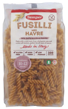 Fusilli med Havre