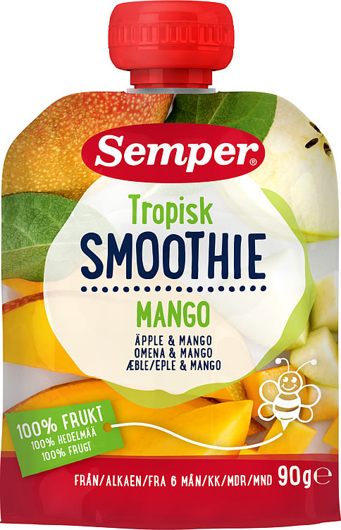 Smoothie Tropisk 90g Semper