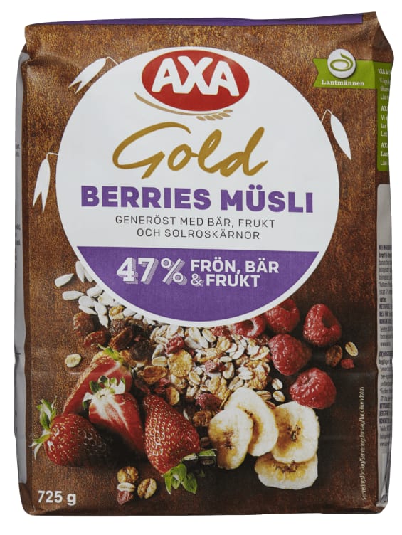 Gold Musli Berries 725g Axa