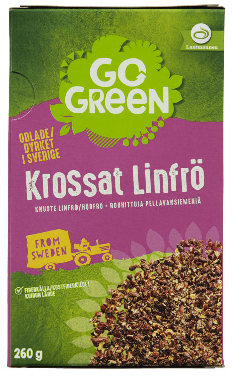 Linfrø Knuste 260g Gogreen