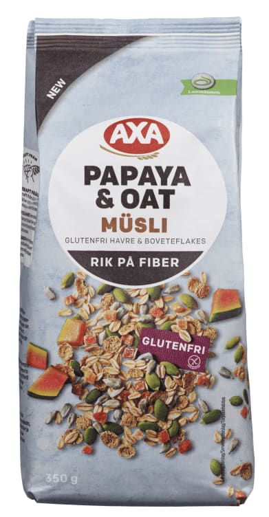 Müsli Papaya glutenfri 350g Axa