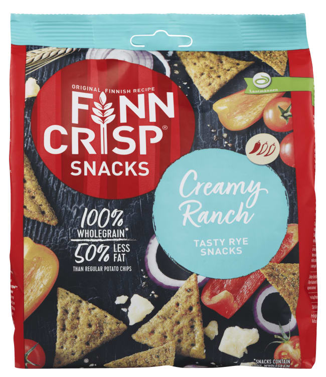 Finn Crisp Snacks Greamy Ranch 150g