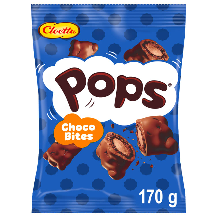 Pops Choco Bites 170g Cloetta