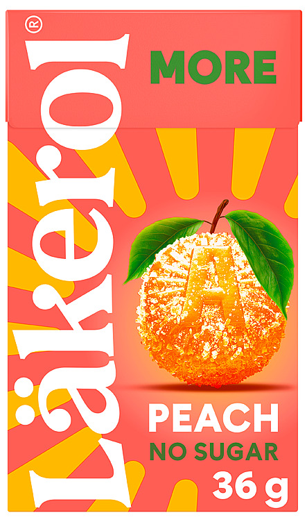 Läkerol More Peach 30g