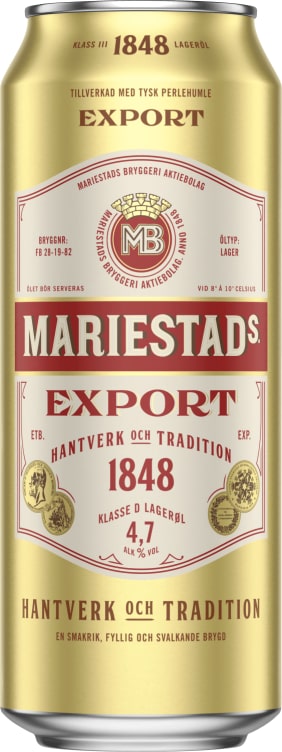 Mariestads Export 0,5l boks
