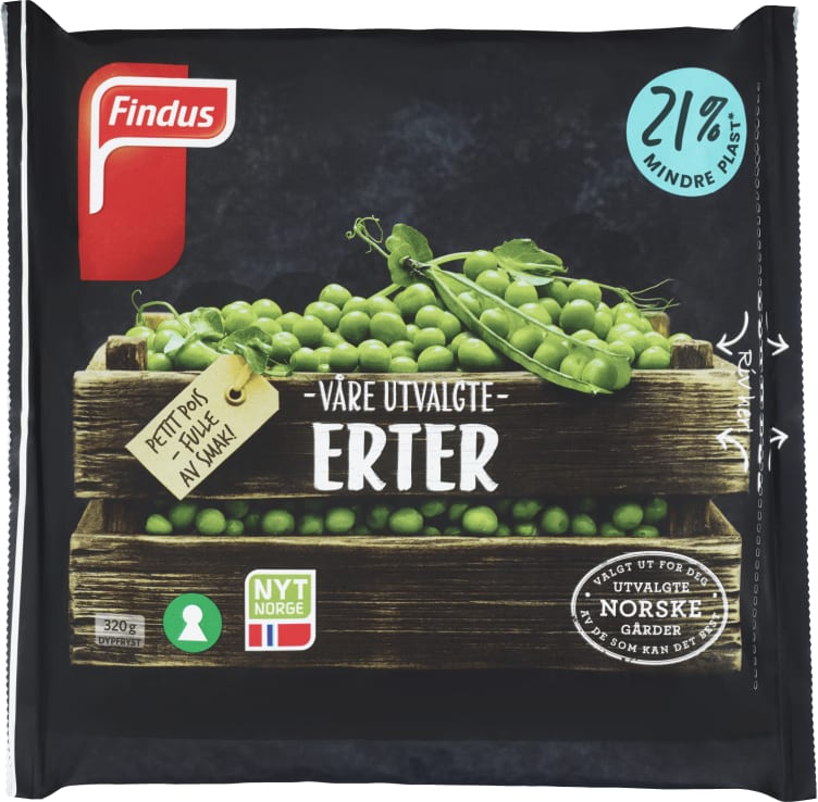 Erter Våre Utvalgte 320g Findus