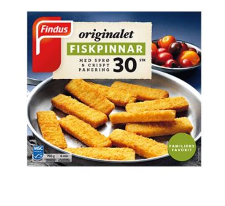 Fiskepinner 30stk 750g Findus