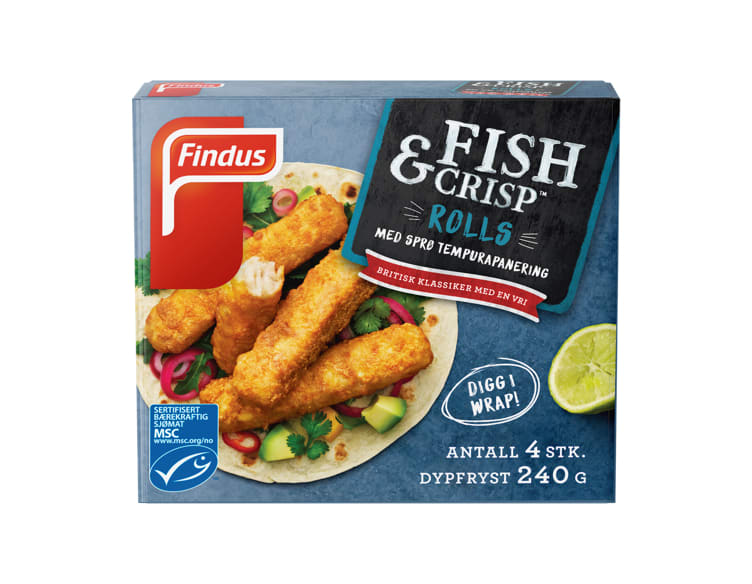 Fish & Crisp Rolls 240g