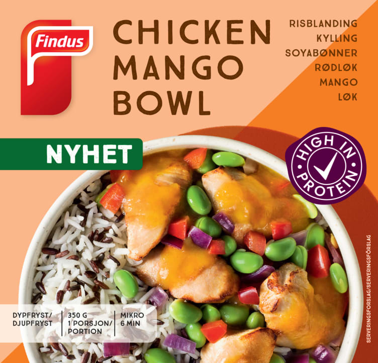 Kylling Mango Bowl 350g Findus