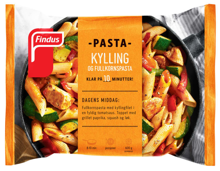 Kylling&Pasta Fullkorn 600g Findus