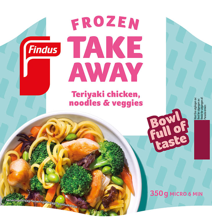 Product Image for Teryiaki Chicken Noodles Bowl 350g Findus