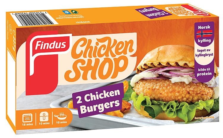 Chicken Burger 227g Findus
