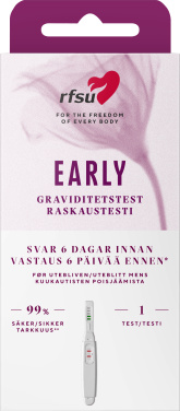 Graviditetstest Early 1stk Rfsu