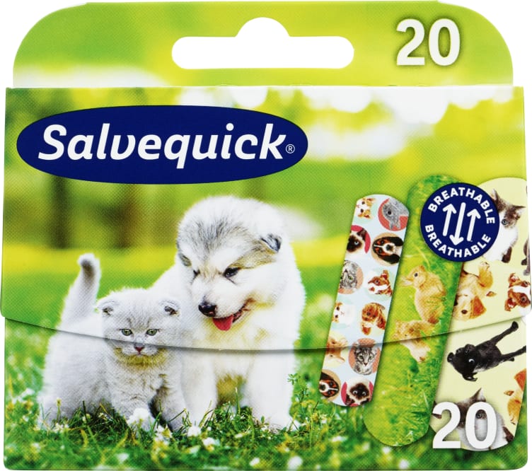 Plaster Animals 20stk Salvequick