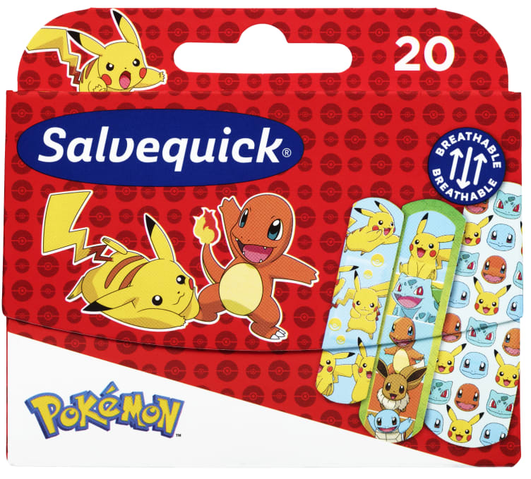 Plaster Pokemon 20stk Salvequick