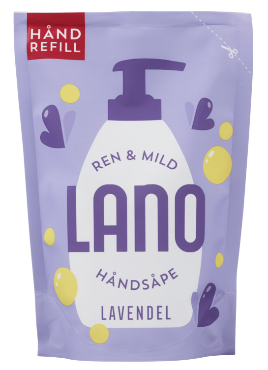 Lano Håndsåpe Lavendel Refil 300ml