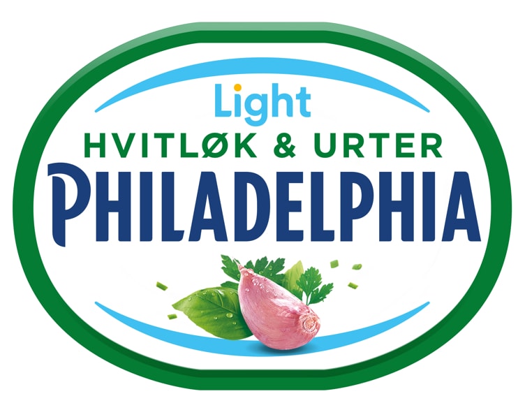 Philadelphia Light Hvitløk&Urter 200g