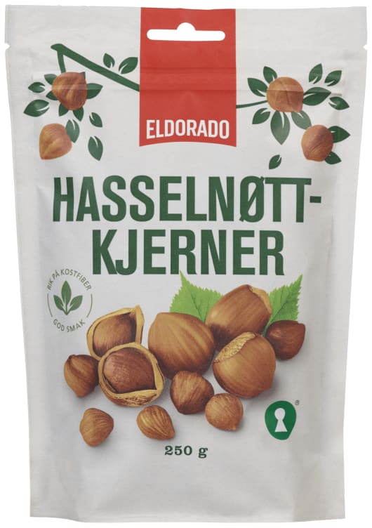 Hasselnøttkjerner 250g Eldorado