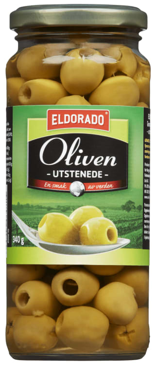 Oliven Grønn u/Sten 340g Eldorado