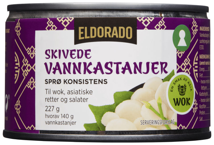 Vannkastanjer 227g Eldorado