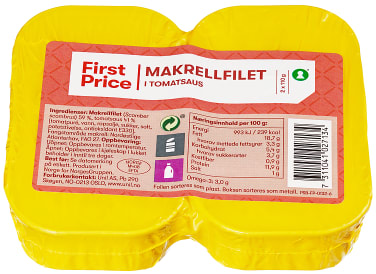 Makrellfilet