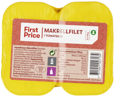 Makrellfilet