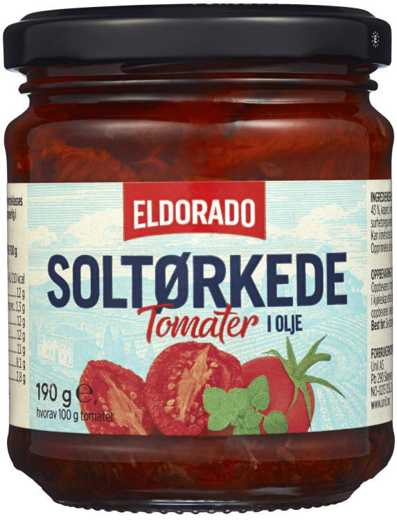 Tomater Soltørkede 190g Eldorado