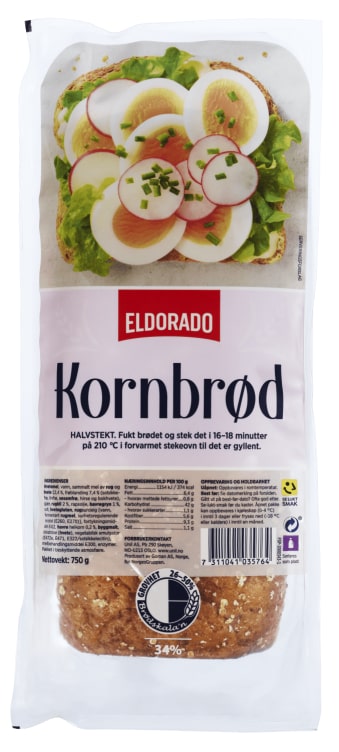 Kornbrød Lettstekt 750g
