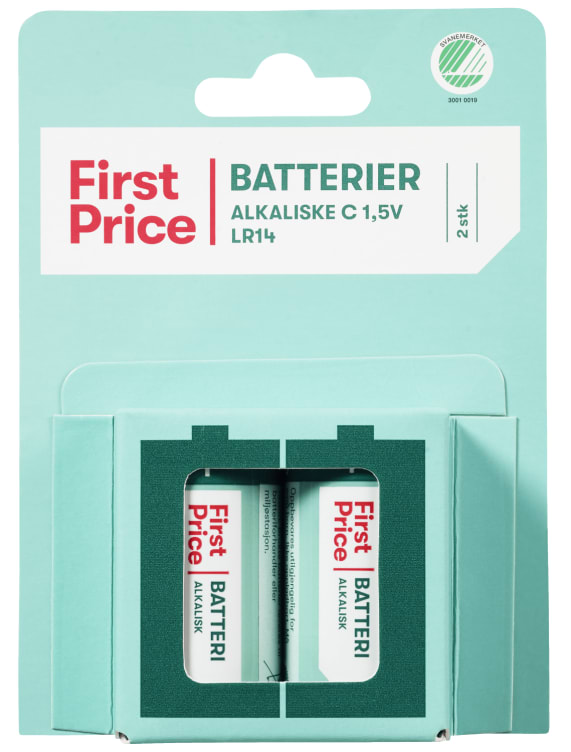 møbel kultur Børnehave Batterier Lr14 - 1,5v 2pk First Price | Meny.no