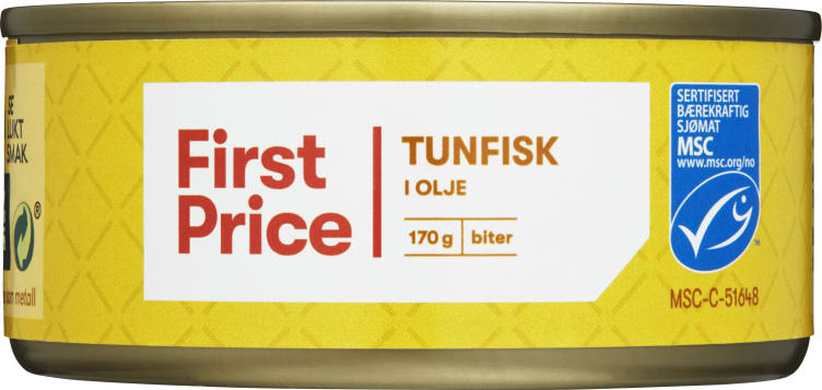 Tunfisk i Olje 170g Msc First Price