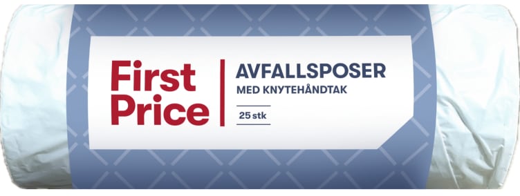 Avfallspose 24l 25stk First Price