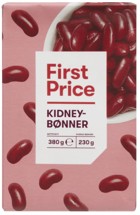 Kidneybønner 380g First Price