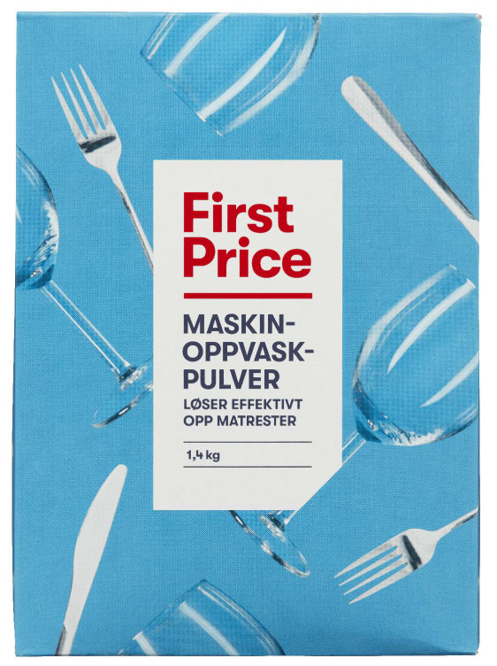 Maskinoppvask Pulver 1,4kg First Price
