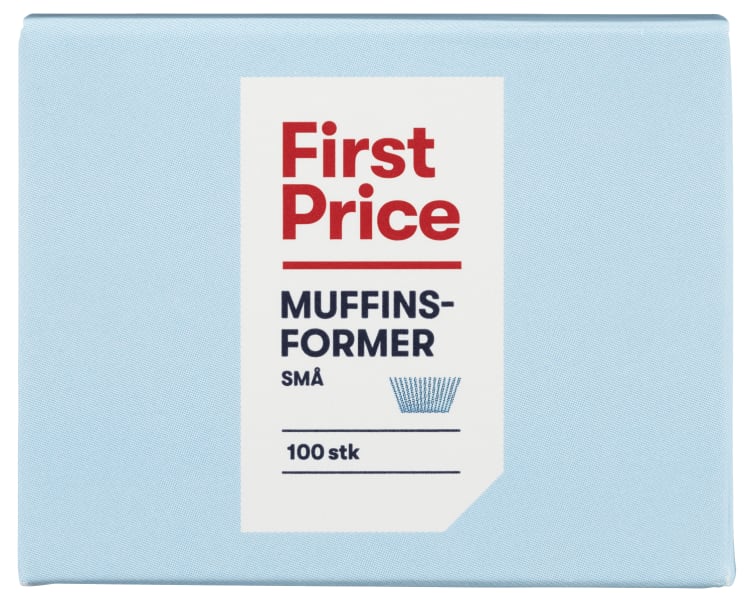 Bilde av Muffinsformer Små 100stk First Price