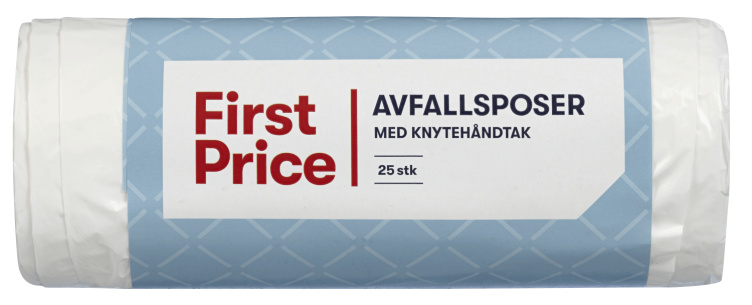 Avfallspose 24l 25stk First Price