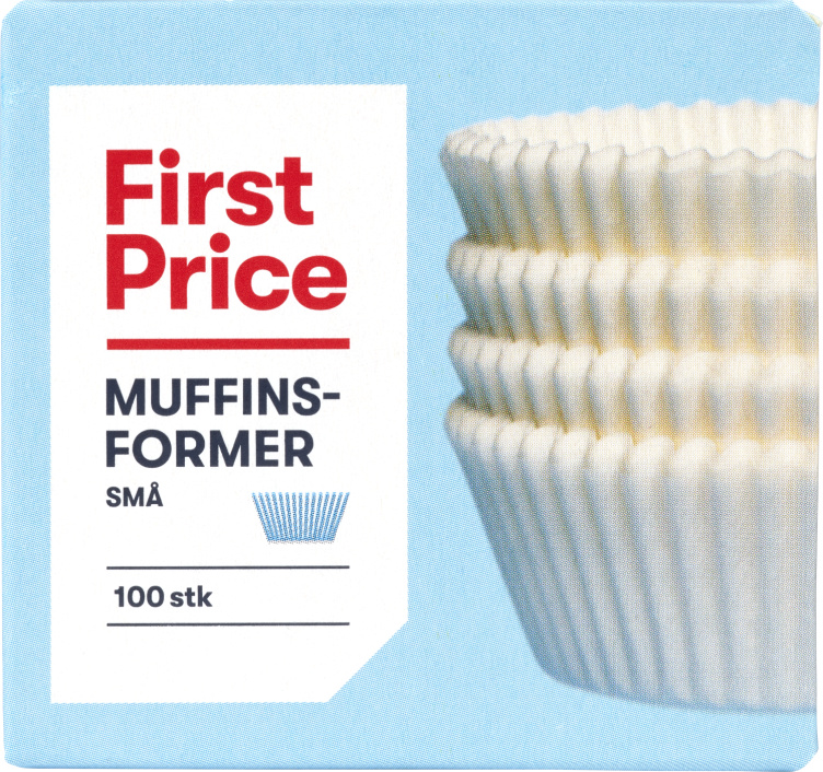 Muffinsformer Små 100stk First Price