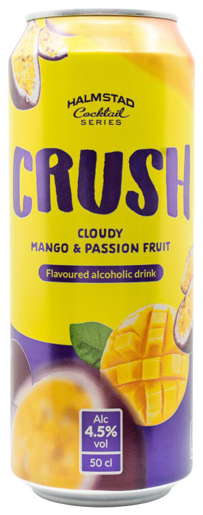Halmstad Crush Mango Passion 0,5l boks