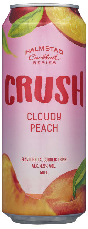 Halmstad Cocktail Crush Cloudy Peach 0,5l boks