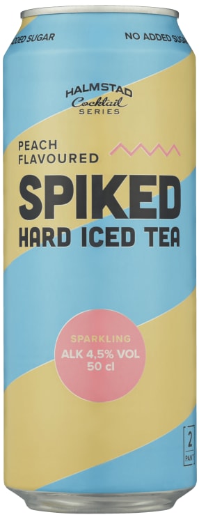 Halmstad Spiked Hard Iced Tea Peach 0,5l boks