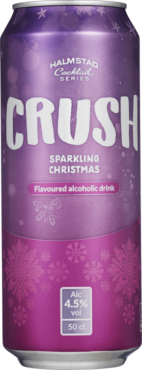 Halmstad Crush Christmas 0,5l boks